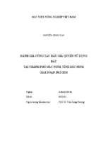 đánh giá công tác đấu giá quyền sử dụng đất tại thành phố bắc ninh, tỉnh bắc ninh giai đoạn 2013   2016  
