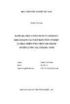 đánh giá chất lượng dịch vụ chăm sóc khách hàng tại ngân hàng nông nghiệp và phát triển nông thôn chi nhánh huyện lương tài, tỉnh bắc ninh  