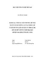 đánh giá công tác bồi thường, hỗ trợ tại dự án xây dựng, cải tạo nâng cấp tuyến đường liên huyện từ tỉnh lộ 281 đến đê hữu đuống trên địa bàn huyện gia bình, tỉnh bắc ninh  