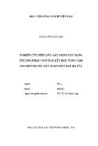 Nghiên cứu hiệu quả gây động dục bằng phương pháp ovsynch kết hợp vòng tẩm progesterone việt nam trên đàn bò sữa  