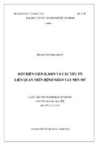 đột biến gien il36rn và các yếu tố liên quan trên bệnh nhân vảy nến mủ