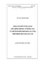 Khảo sát mối tương quan giữa hình ảnh học tưới máu não và thể tích khối nhồi máu sau cùng trên bệnh nhân đột quỵ cấp