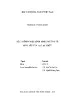 đặc điểm ngoại hình, sinh trưởng và sinh sản của gà lạc thủy  