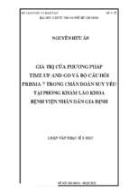 Giá trị của phương pháp time up and go và bộ câu hỏi prisma 7 trong chẩn đoán suy yếu tại phòng khám lão khoa bệnh viện nhân dân gia định