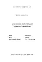 Nâng cao chất lượng nhân lực ngành thuế tỉnh phú thọ  