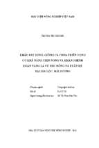 Khảo sát dòng, giống cà chua triển vọng có khă năng chịu nóng và kháng bệnh xoăn vàng lá thu đông và xuân hè tại gia lộc hải dương  