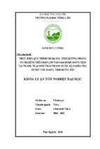 Thực hiện quy trình chăm sóc, nuôi dưỡng phòng và trị bệnh trên đàn lợn nái giai đoạn mang thai tại trang trại sinh thái thanh xuân, xã nghĩa trụ, huyện văn giang, tỉnh hưng yên