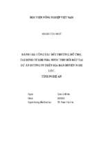 đánh giá công tác bồi thường, hỗ trợ, tái định cư khi nhà nước thu hồi đất tại dự án đường n5 trên địa bàn huyện nghi lộc, tỉnh nghệ an  