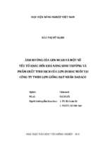 ảnh hưởng của gen mc4r và một số yếu tố khác đến khả năng sinh trưởng và phẩm chất tinh dịch của lợn duroc nuôi tại công ty tnhh lợn giống hạt nhân dabaco  