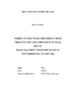 Nghiên cứu một số đặc điểm bệnh lý bệnh viêm ruột tiêu chảy trên đàn bò nuôi tại một số trang trại thuộc thành phố hà nội và thử nghiệm phác đồ điều trị  