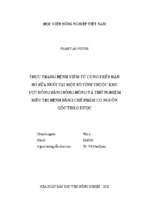 Thực trạng bệnh viêm tử cung trên đàn bò sữa nuôi tại một số tỉnh thuộc khu vực đồng bằng sông hồng và thử nghiệm điều trị bệnh bằng chế phẩm có nguồn ngốc thảo dược  