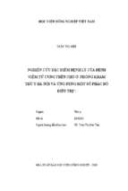Nghiên cứu đặc điểm bệnh lý của bệnh viêm tử cung trên chó ở phòng khám thú y hà nội và ứng dụng một số phác đồ điều trị  