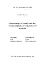 Hoàn thiện dịch vụ chi trả lương hưu thông qua hệ thống bưu điện thành phố hưng yên  