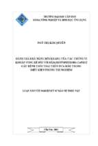 Luận văn tốt nghiệp đánh giá khả năng đối kháng của các chủng vi khuẩn vùng rễ đối với nấm phytophthora capsici gây bệnh