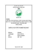 Luận văn tốt nghiệp ứng dụng công nghệ tin học và máy toàn đạc điện tử thực hiện công tác thành lập bản đồ địa chính