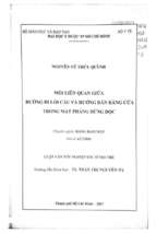 Mối liên quan giữa đường đi lồi cầu và hướng dẫn răng cửa trong mặt phẳng đứng dọc