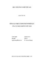 Nâng cao chất lượng nguồn nhân lực của cục hàng không việt nam  