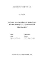 Giải pháp nâng cao năng lực đội ngũ cán bộ kiểm tra đảng các cấp trên địa bàn tỉnh hòa bình  
