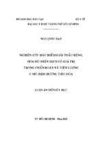 Nghiên cứu đặc điểm giải phẫu bệnh, hóa mô miễn dịch có giá trị trong chẩn đoán và tiên lượng u mô đệm đường tiêu hóa