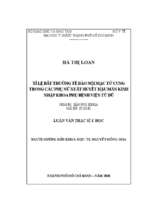 Tỉ lệ bất thường tế bào nội mạc tử cung trong các phụ nữ xuất huyết hậu mãn kinh nhập khoa phụ bệnh viện từ dũ