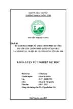 Luận văn tốt nghiệp rà soát hoàn thiện hồ sơ địa chính phục vụ công tác cấp giấy chứng nhận quyền sử dụng đất