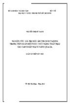 Nghiên cứu giá trị siêu âm tim dobutamine trong tiên đoán hồi phục chức năng thất trái sau can thiệp mạch vành qua da