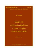 Nghiên cứu chẩn đoán và điều trị u trong tủy sống bằng vi phẫu thuật