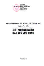 Báo cáo hiện trạng môi trường quốc gia năm 2018  chuyên đề môi trường nước các lưu vực sông