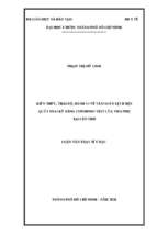 Kiến thức, thái độ, hành vi về tầm soát lệch bội quý i thai kỳ bằng combined test của thai phụ tại cần thơ