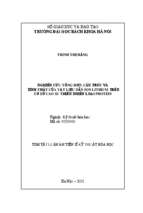 Nghiên cứu tổng hợp, cấu trúc và tính chất của vật liệu dẫn ion lithium trên cơ sở cao su thiên nhiên loại protein tt