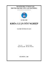 đề xuất một số giải pháp phát triển du lịch hải phòng giai đoạn 2011 2015