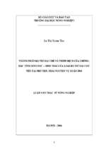 Thành phần bọ trĩ hại chè và thiên địch của chúng; đặc tính sinh học   sinh thái của loài bọ trĩ chủ yếu tại phổ yên   thái nguyên vụ xuân 2004