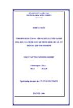 Tình hình dịch cúm gia cầm và kết quả tiêm vacxin h5n2, h5n1 của trung quốc để phòng bệnh cho gà, vịt trên địa bàn tỉnh nam định