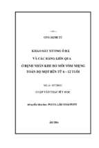 Khảo sát xương ổ răng và các răng liên quan ở bệnh nhân khe hở môi vòm miệng toàn bộ một bên từ 6 12 tuổi