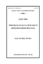 Tình trạng răng và nước bọt ở bệnh nhân bệnh thận mạn