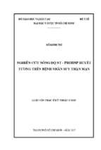 Nghiên cứu nồng độ nt   probnp huyết tương trên bệnh nhân suy thận mạn