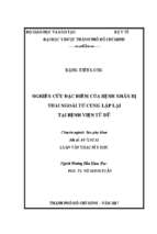 Nghiên cứu đặc điểm của bệnh nhân bị thai ngoài tử cung lặp lại tại bệnh viện từ dũ