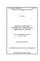 đánh giá và tiên lượng tình trạng suy giảm nhận thức ở bệnh nhân suy tim mạn