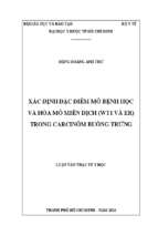 Xác định đặc điểm mô bệnh học và hóa mô miễn dịch (wt1 và er) trong carcinôm buồng trứng