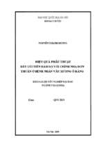 Hiệu quả phẫu thuật đẩy lùi tiền hàm so với chỉnh nha đơn thuần ở bệnh nhân vẩu xương ổ răng