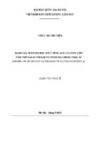 đánh giá trình độ đọc hiểu tiếng anh của sinh viên năm thứ hai so với khung trình độ chung châu âu (nghiên cứu trường hợp tại viện kinh tế và công nghệ đông á). 