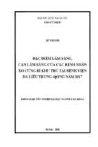 đặc điểm lâm sàng, cận lâm sàng của các bệnh nhân xơ cứng bì khu trú tại bệnh viện da liễu trung ương năm 2017002