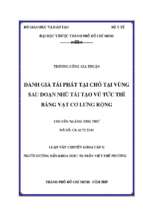 đánh giá tái phát tại chỗ tại vùng sau đoạn nhũ tái tạo vú tức thì bằng vạt cơ lưng rộng