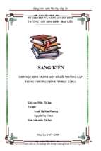 Skkn giúp học sinh tránh một số lỗi thường gặp trong chương trình tin học lớp 11