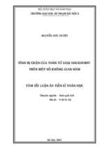 Tính bị chặn của toán tử loại hausdorff trên một số không gian hàm tt