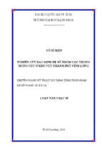Nghiên cứu xác định hệ số nhóm cọc trong móng cọc ở khu vực thành phố vĩnh long