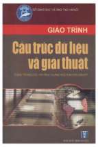 Giáo trình cấu trúc dữ liệu và giải thuật  nguyễn thái hà