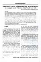 Nghiên cứu nhân giống rong sụn (kappaphycus alvarezii) bằng phương pháp nuôi cấy mô