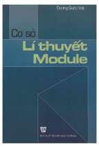 Cơ sở lý thuyết module  dương quốc việt