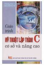 Giáo trình kỹ thuật lập trình c  cơ sở và nâng cao  phạm văn ất, đỗ văn tuấn